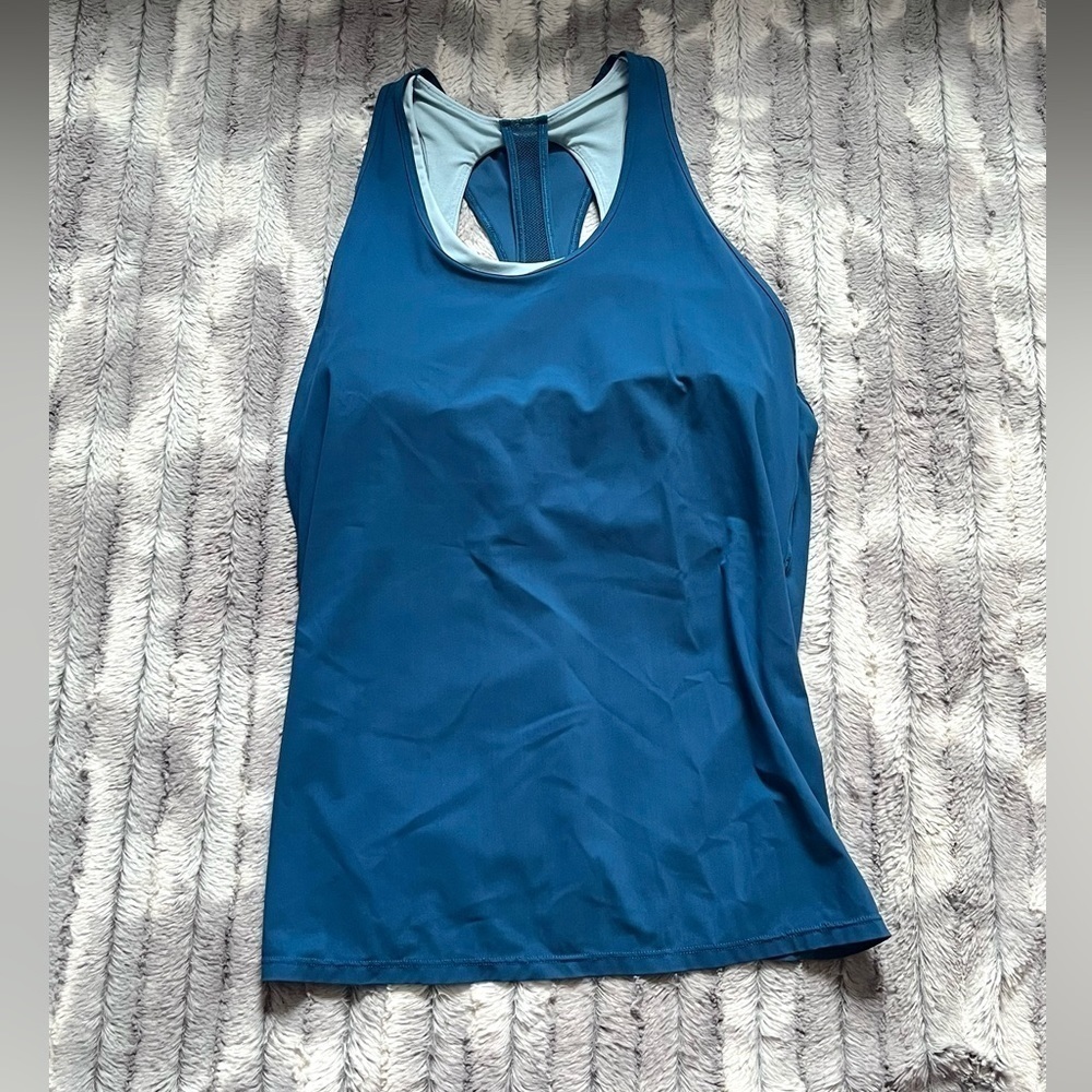 Lululemon Cross Conditioning 2-In-1 Tank Size 6 - Picture 2 of 8